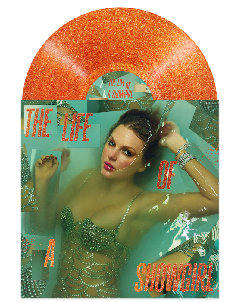 Taylor Swift - The Life of a Showgirl | Orange Glitter Vinyl