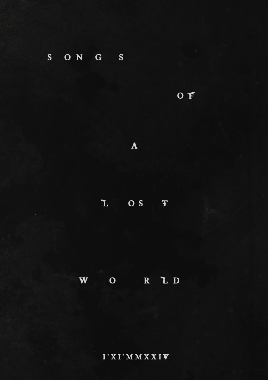 The Cure - SONGS OF A LOST WORLD - poster