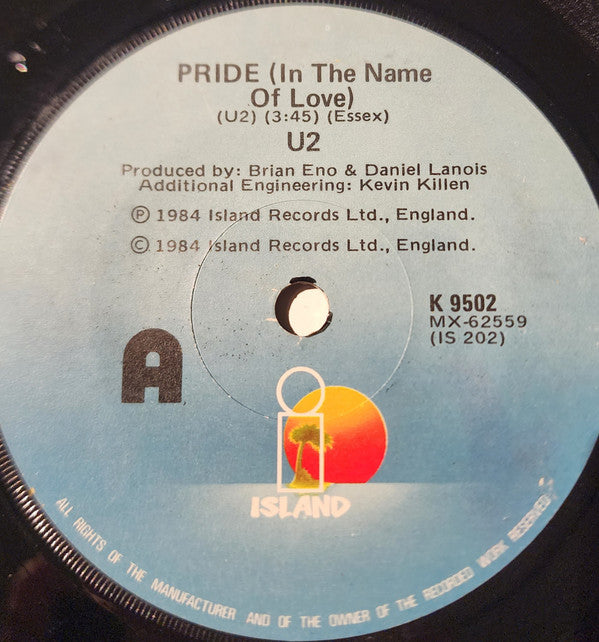 U2 - Pride (In the Name of Love) (7" SECONDHAND)
