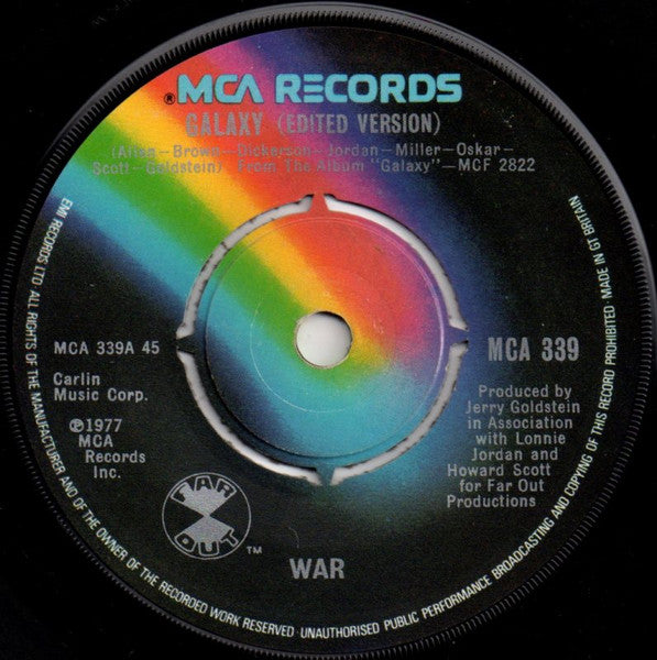War - Galaxy (7" SECONDHAND)