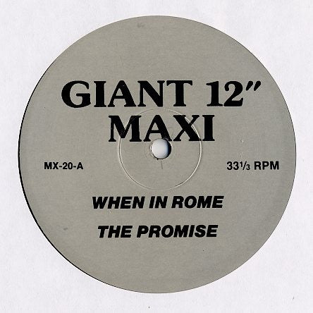 When In Rome / Wide Boy Awake – The Promise / Slang Teacher (SECONDHAND)