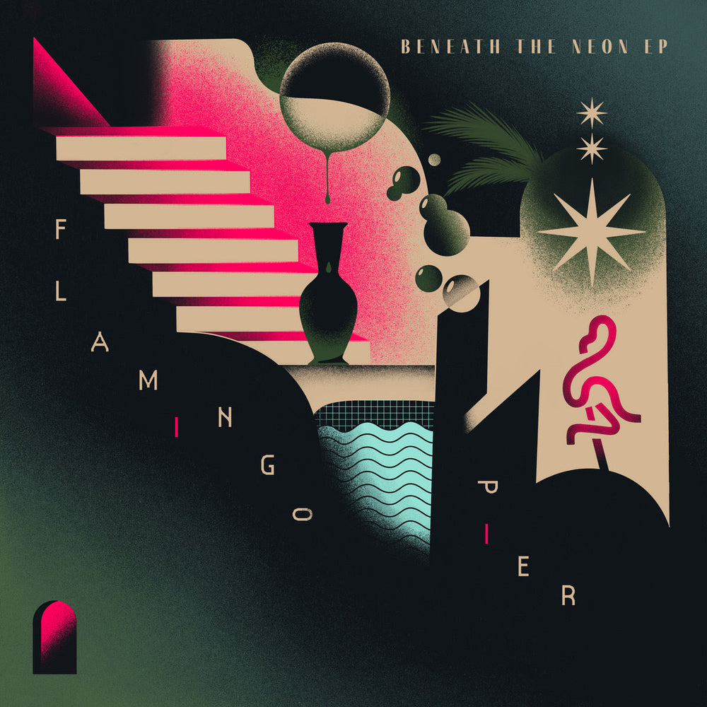 Flamingo Pier - Beneath The Neon EP | Buy the Vinyl EP from Flying Nun Records