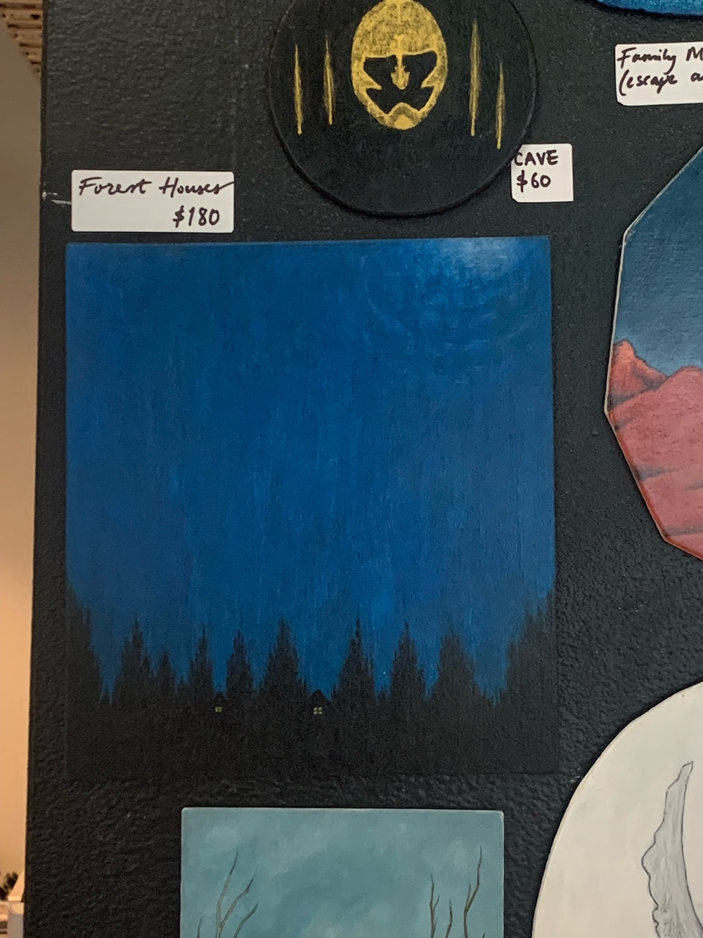 Bob Scott Artwork - Hare King (Forest Houses)