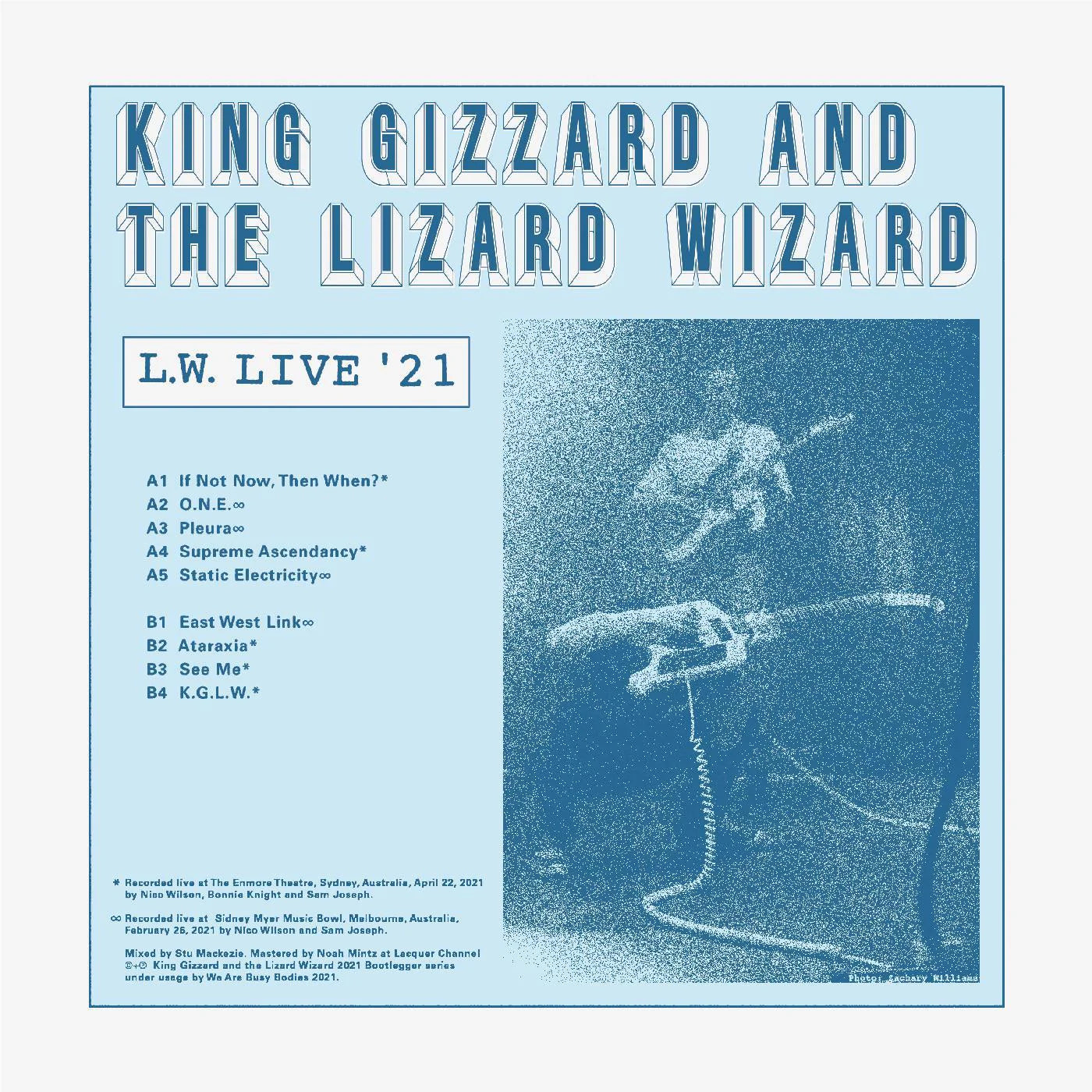 King Gizzard & the Lizard Wizard - L.W. Live in Australia | Buy the Vinyl LP from Flying Nun Records