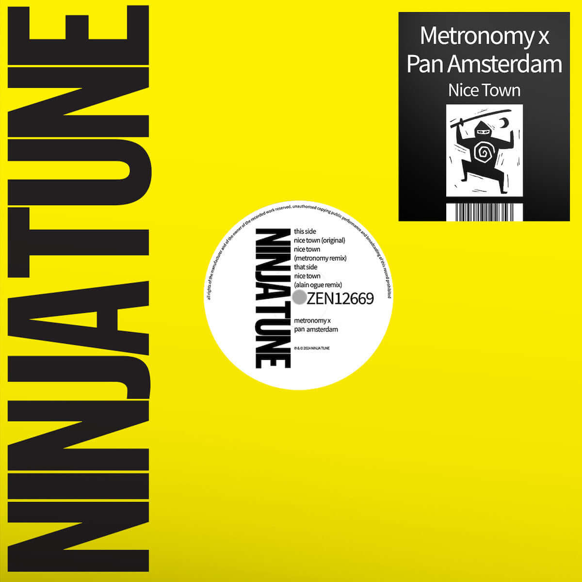 Metronomy x Pan Amsterdam — Nice Town EP - Flying Nun  | Vinyl | CD