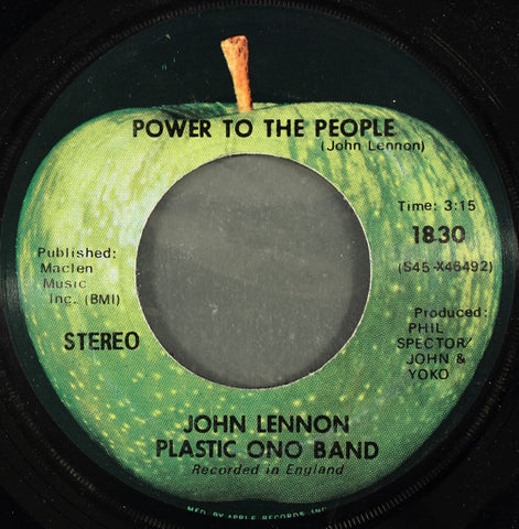 John Lennon, Plastic Ono Band – Power To The People (7' Secondhand)