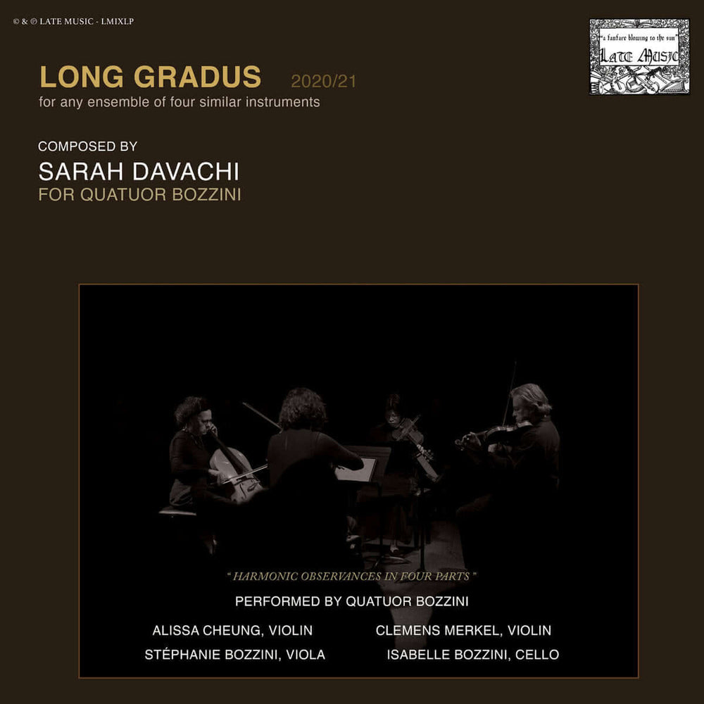 Sarah Davachi - Long Gradus - Flying Nun  | Vinyl | CD