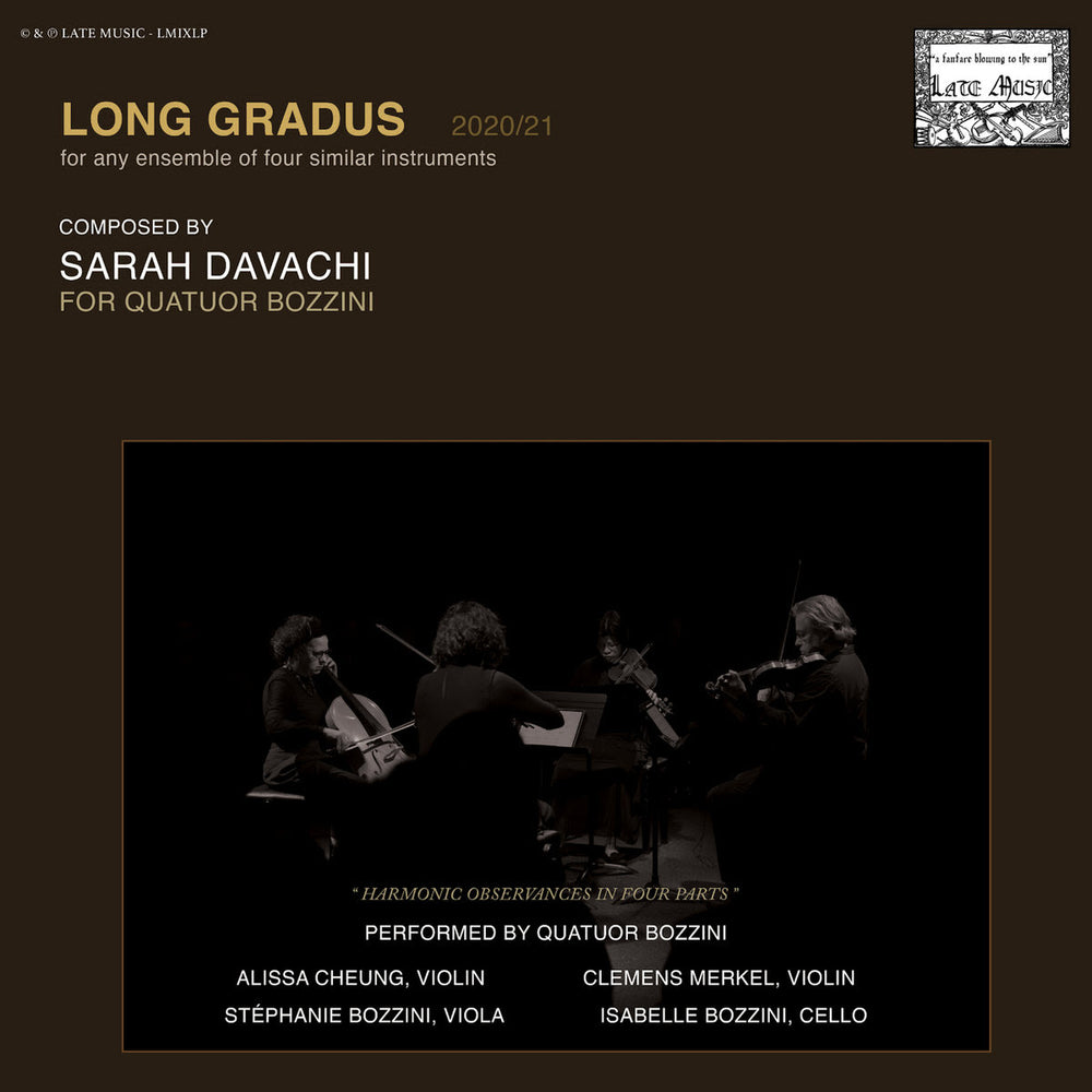 Sarah Davachi - Long Gradus | Buy the Vinyl LP from Flying Nun Records