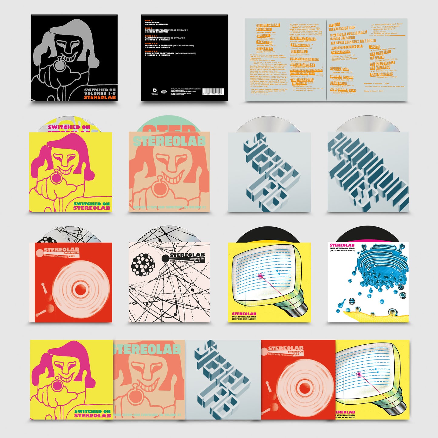 Stereolab - Switched On Volumes 1-5 (Pre-Order Now | Pay Later) - Flying Nun  | Vinyl | CD