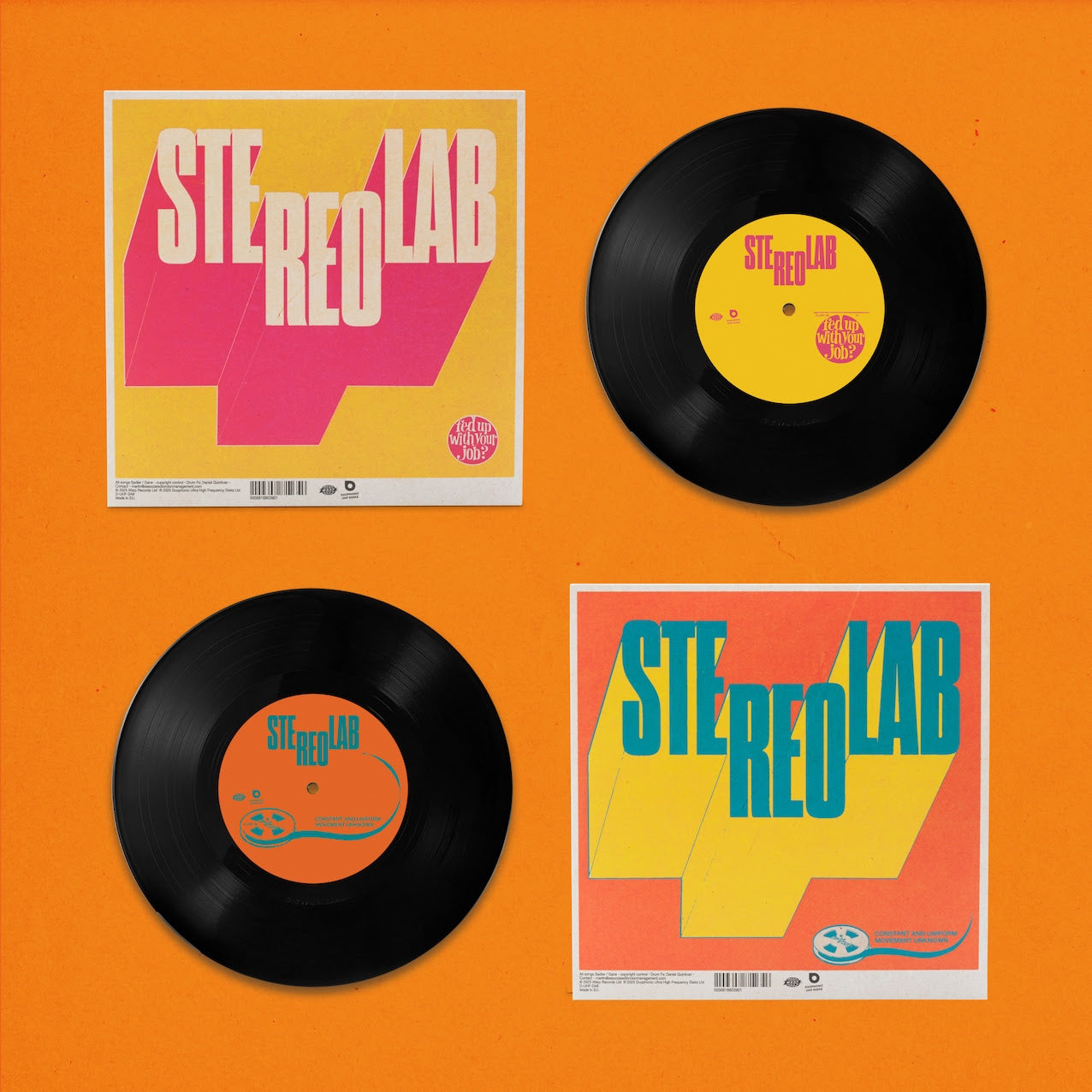 
                  
                    Stereolab - Fed Up With Your Job / Constant And Uniform Movement Unknown
                  
                
