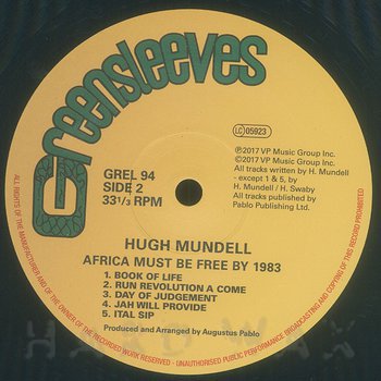 Hugh Mundell - Africa Must Be Free By 1983 | Vinyl LP