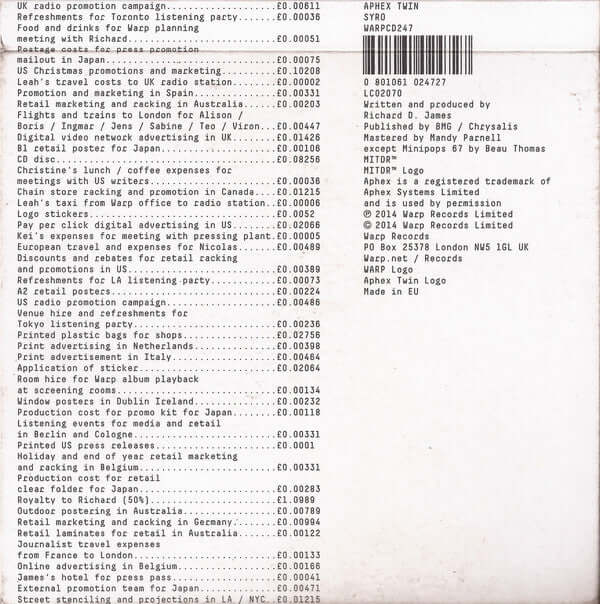 Aphex Twin - Syro - Flying Nun  | Vinyl | CD