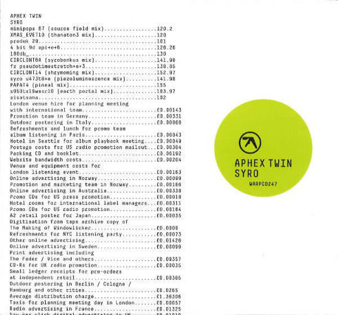 Aphex Twin - Syro - Flying Nun  | Vinyl | CD