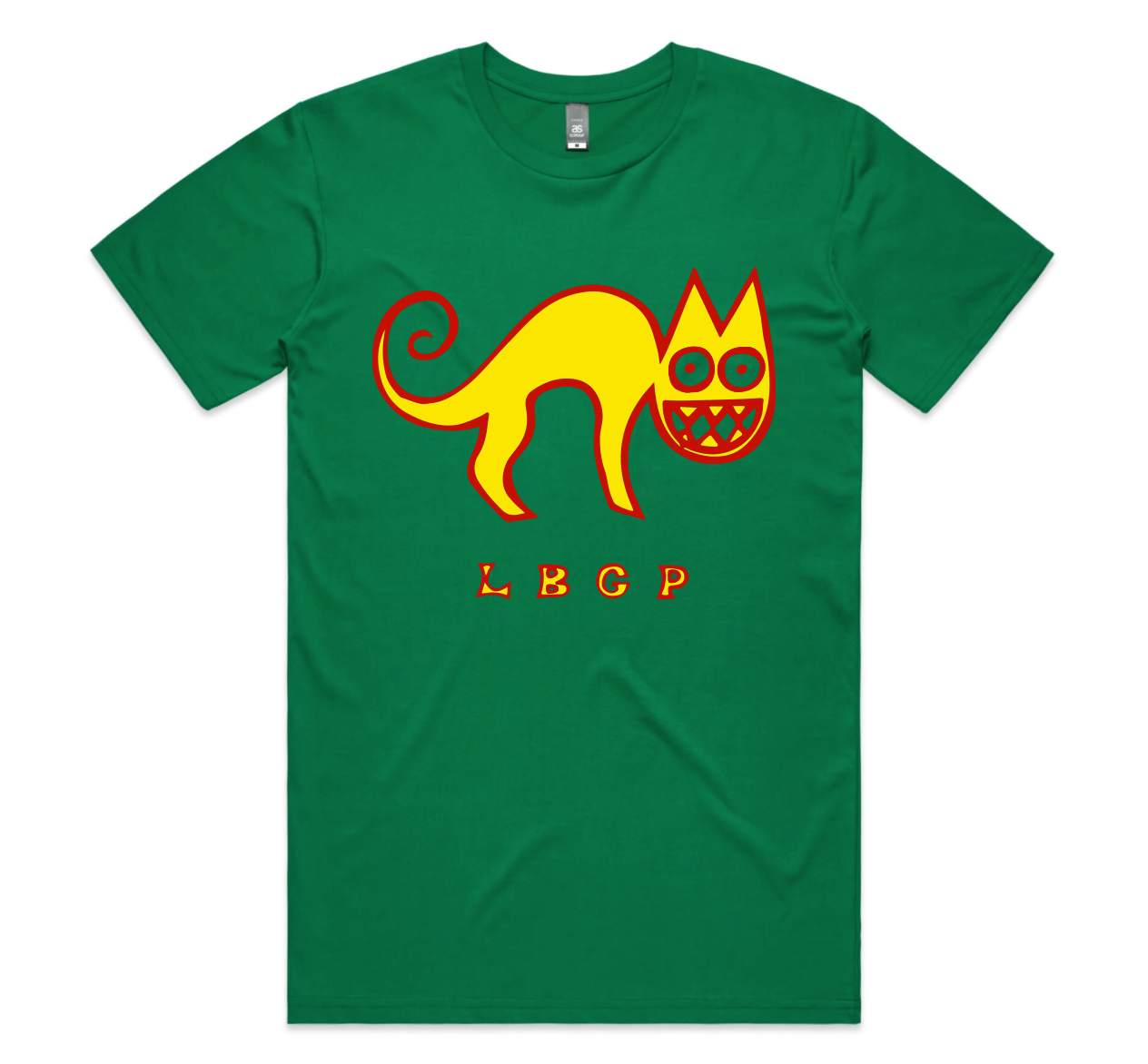 Look Blue Go Purple - Cactus Cat T Shirt (Kelly Green) - Flying Nun  | Vinyl | CD