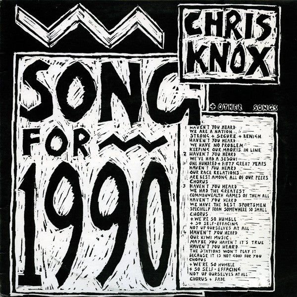 FN155 Chris Knox - Song For 1990 + Other Songs (1990) - Flying Nun  | Vinyl | CD
