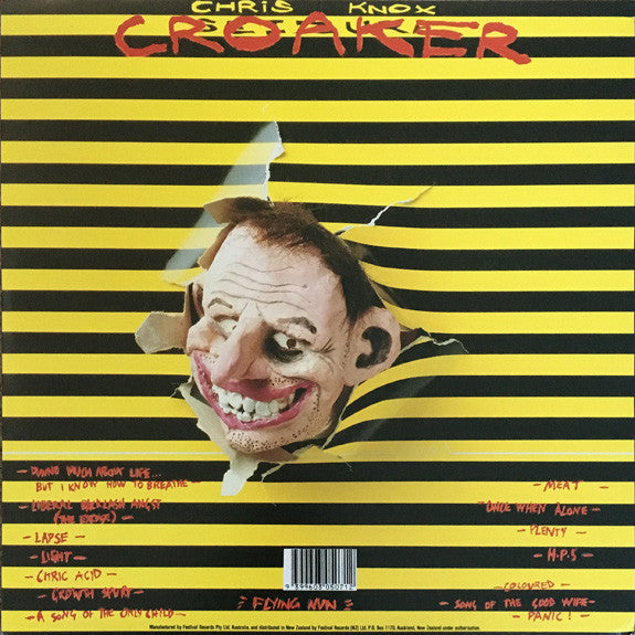 FN165 Chris Knox - Croaker (1990) - Flying Nun  | Vinyl | CD