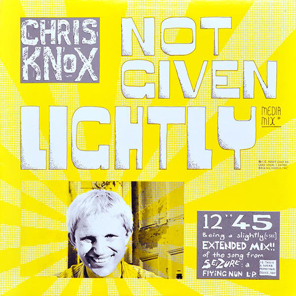 
                  
                    FN127 Chris Knox - Not Given Lightly (1989)
                  
                