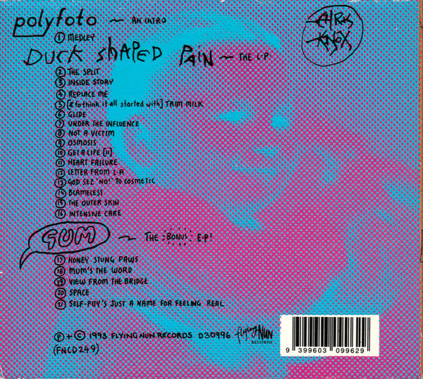 FN249 Chris Knox - Polyfoto Duck Shaped Pain & "Gum" (1993) - Flying Nun  | Vinyl | CD
