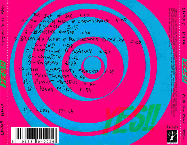 FN400 Chris Knox - Yes!! (1997) - Flying Nun  | Vinyl | CD