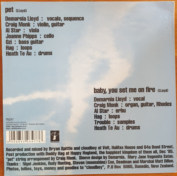 FN347 Cloudboy - Pet ‎(1996) - Flying Nun  | Vinyl | CD