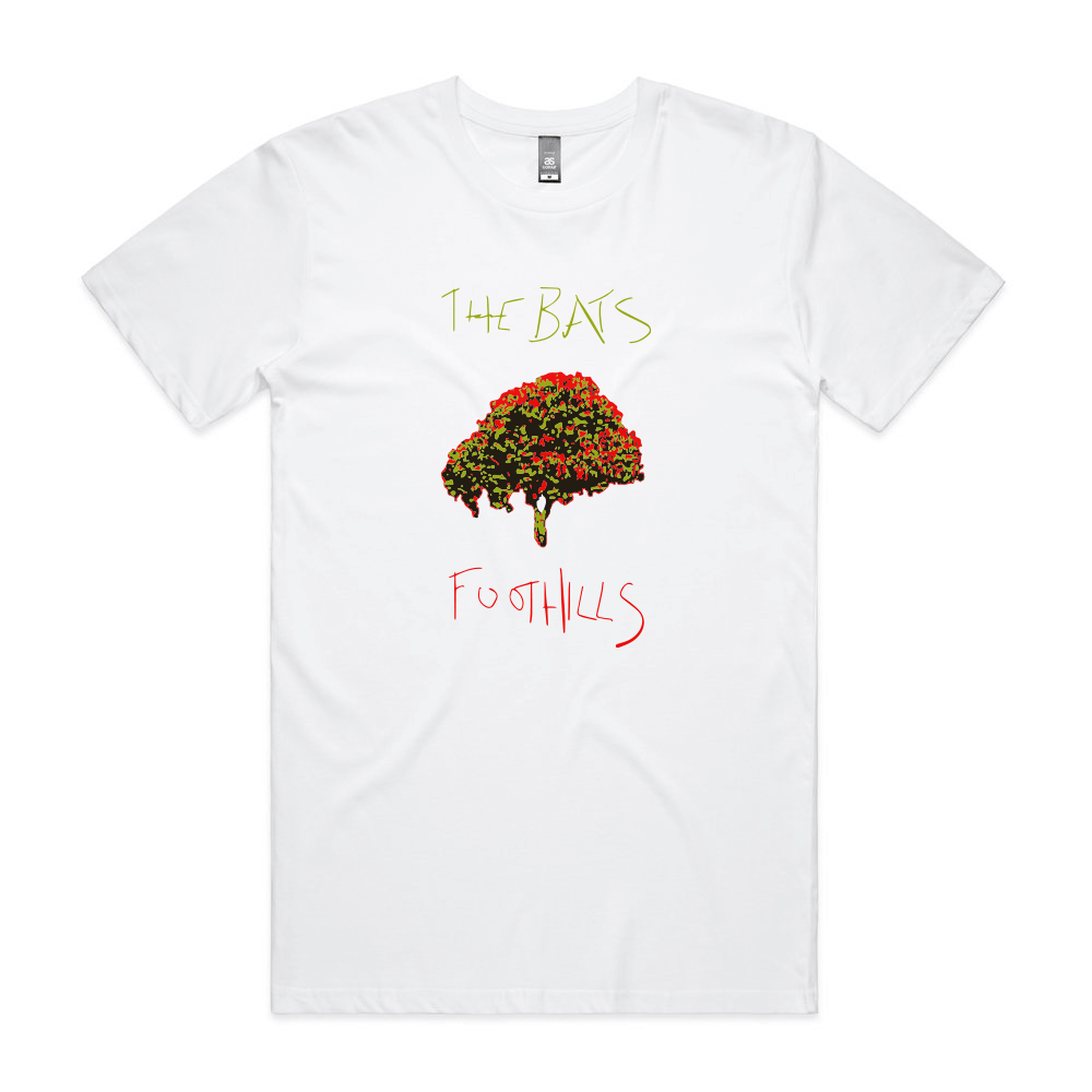 The Bats - Foothills T-Shirt (White) - Flying Nun  | Vinyl | CD
