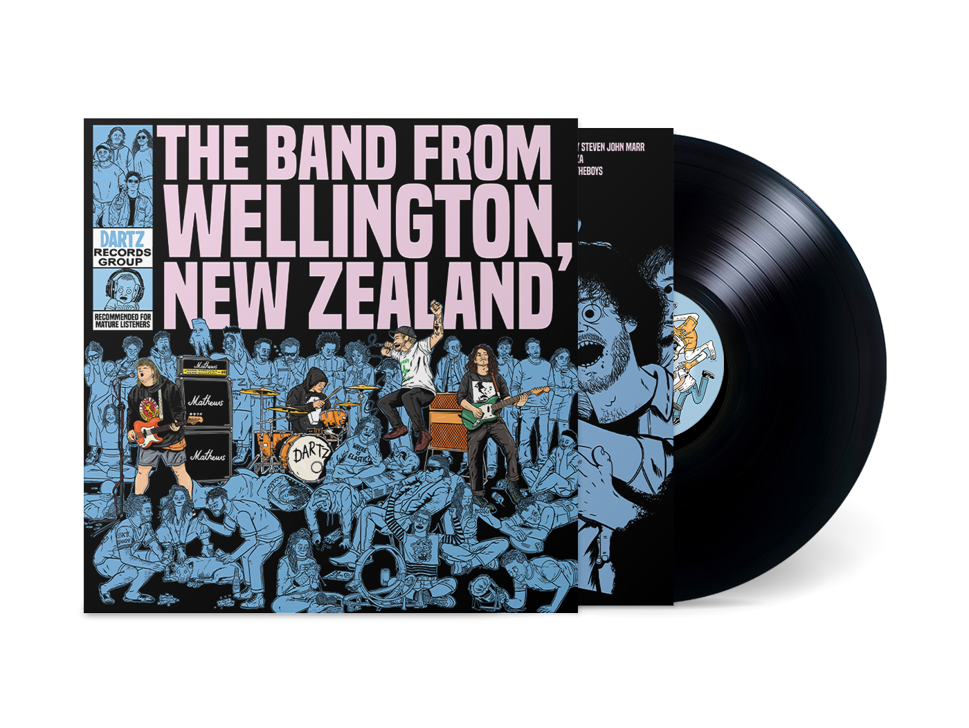 DARTZ - The Band from Wellington, New Zealand | Buy on Vinyl LP