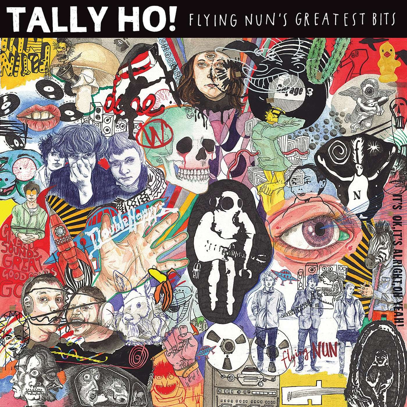 FN517 Various - Tally Ho! Flying Nun's Greatest Bits (2011) - Flying Nun  | Vinyl | CD