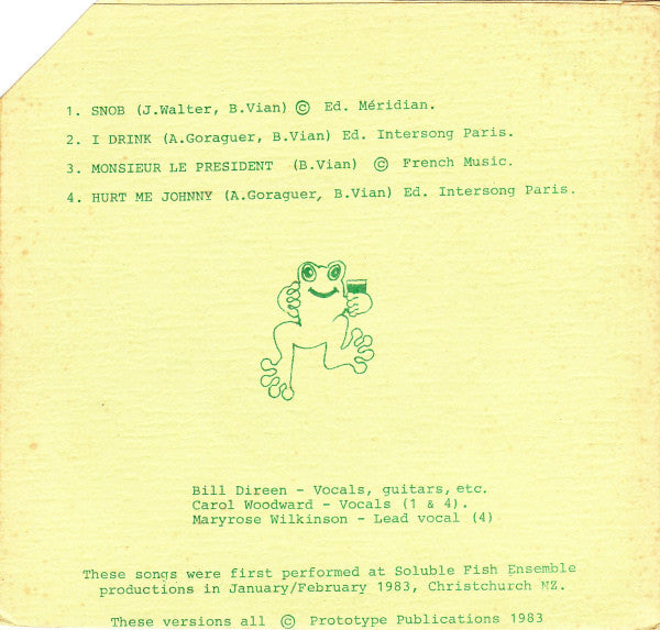 PR 2025 Feast of Frogs - Feast of Frogs (1983) - Flying Nun  | Vinyl | CD