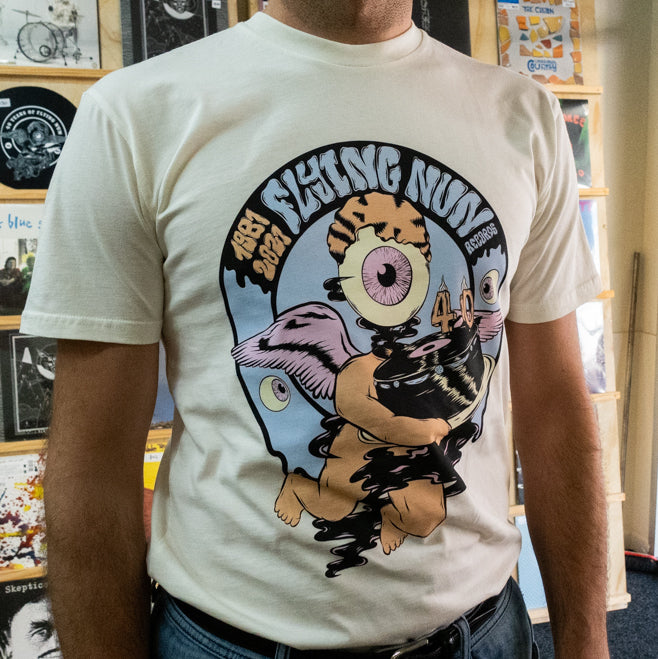 Flying Nun Records 40th Anniversary T-Shirt (Natural White) - Flying Nun  | Vinyl | CD