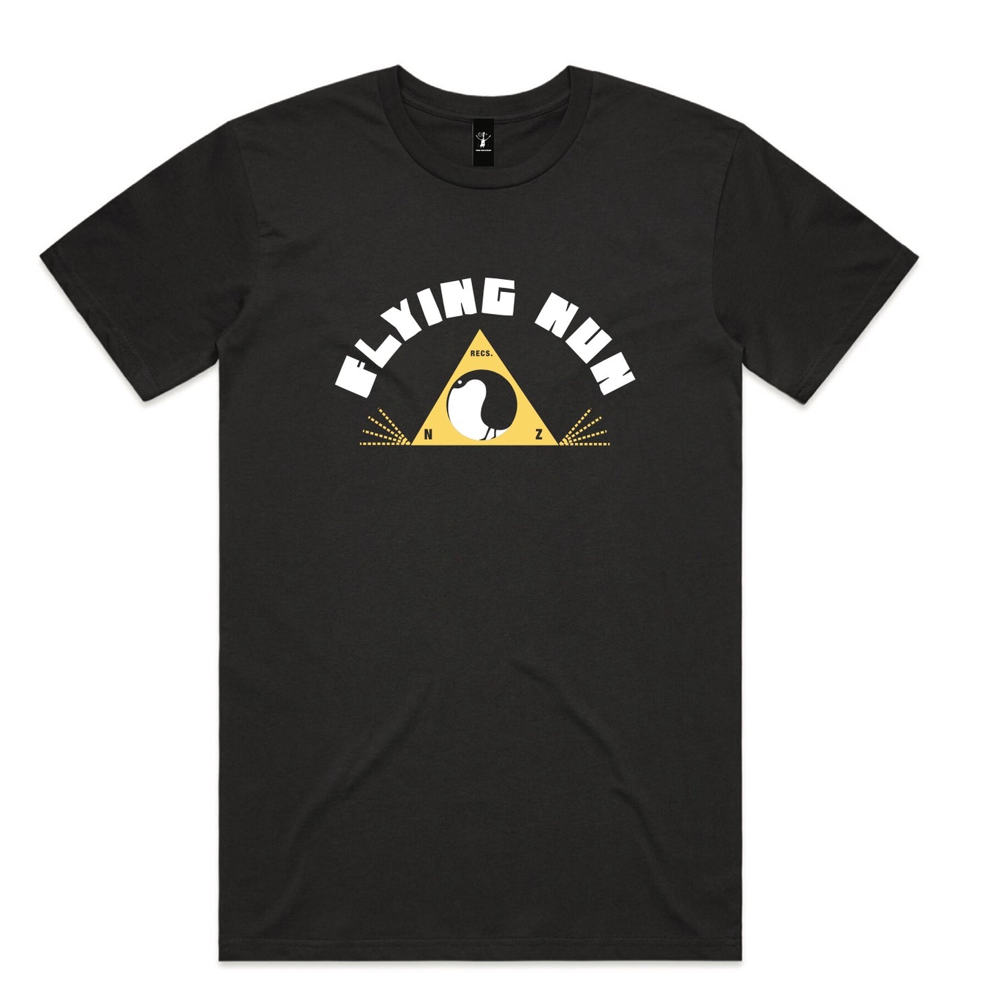 Flying Nun Yin Kiwi T-Shirt (Coal) - Flying Nun  | Vinyl | CD