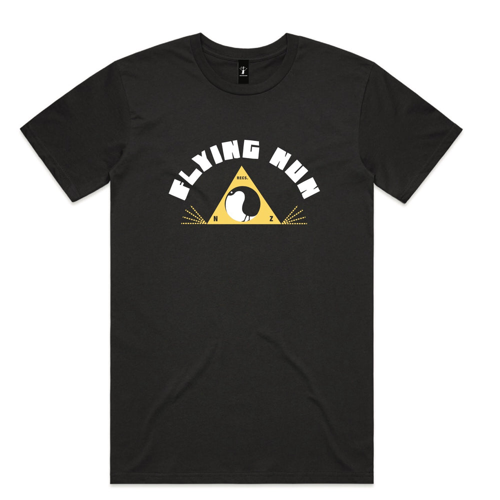 Flying Nun Yin Yang Kiwi Music T-Shirt (Coal) I NZ Music & Band Merch