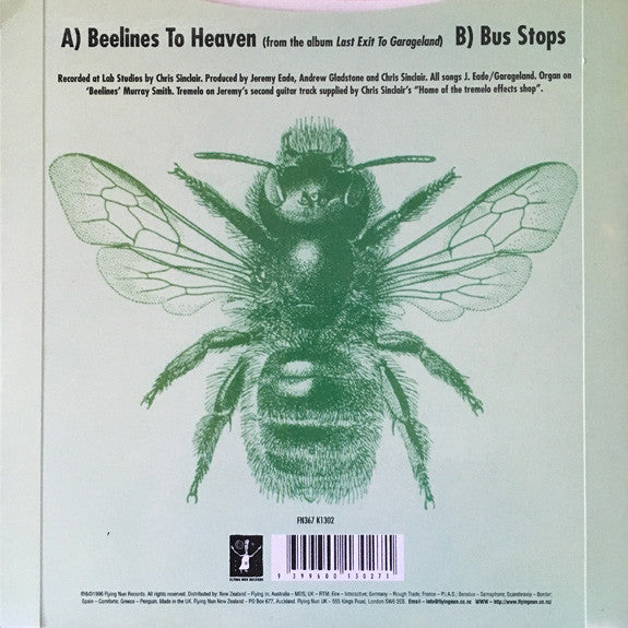 FN367 Garageland - Beelines To Heaven ‎(1996) - Flying Nun  | Vinyl | CD