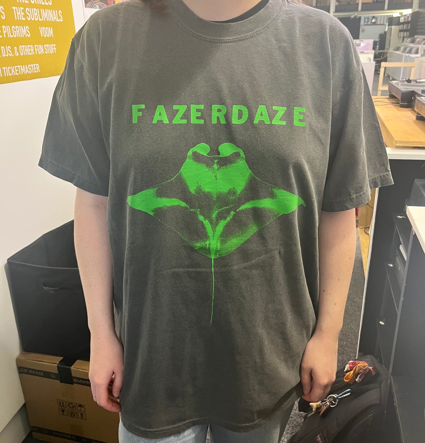 Fazerdaze Manta Ray Tee - Flying Nun  | Vinyl | CD