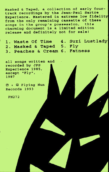 FN272 Jean-Paul Sartre Experience - Masked And Taped ‎(1993) - Flying Nun  | Vinyl | CD