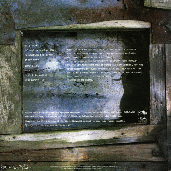 FN177 Lee Harvey - Security 198 ‎(1991) - Flying Nun  | Vinyl | CD