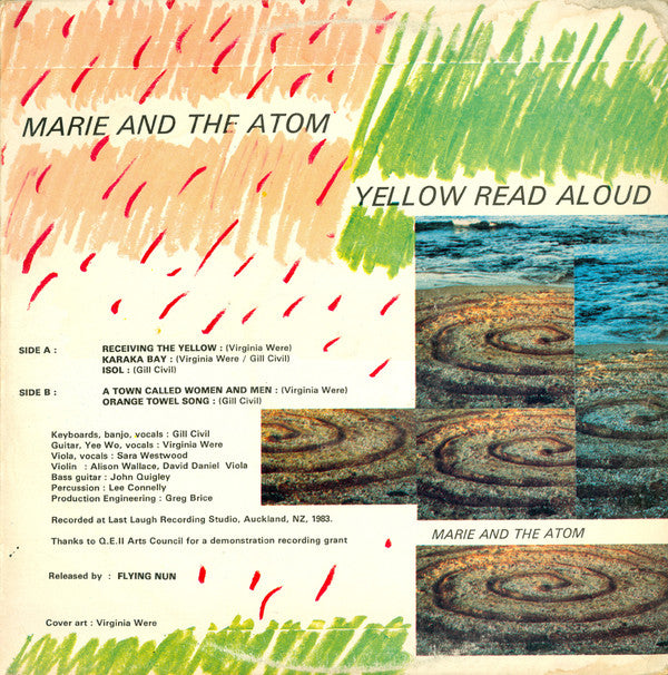 YELL 001 Marie And The Atom - Yellow Read Aloud (1983) - Flying Nun  | Vinyl | CD