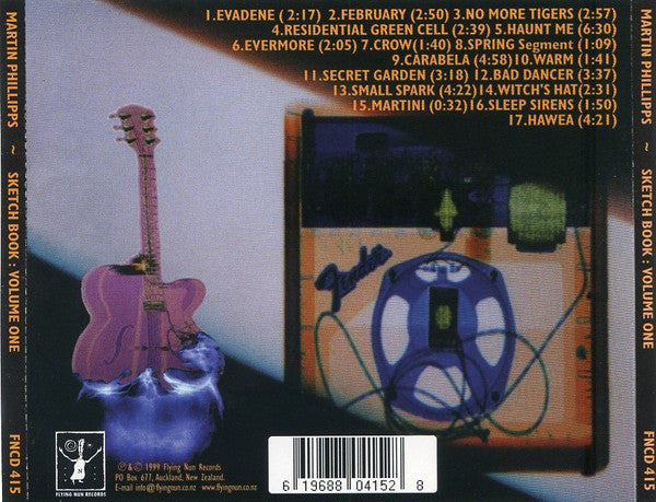 FN415 Martin Phillipps - Sketch Book: Volume One ‎(1999) - Flying Nun  | Vinyl | CD