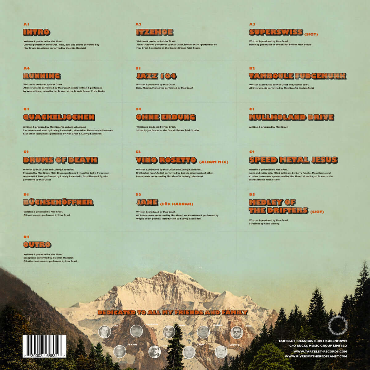 Max Graef - Rivers of the Red Planet - Flying Nun  | Vinyl | CD