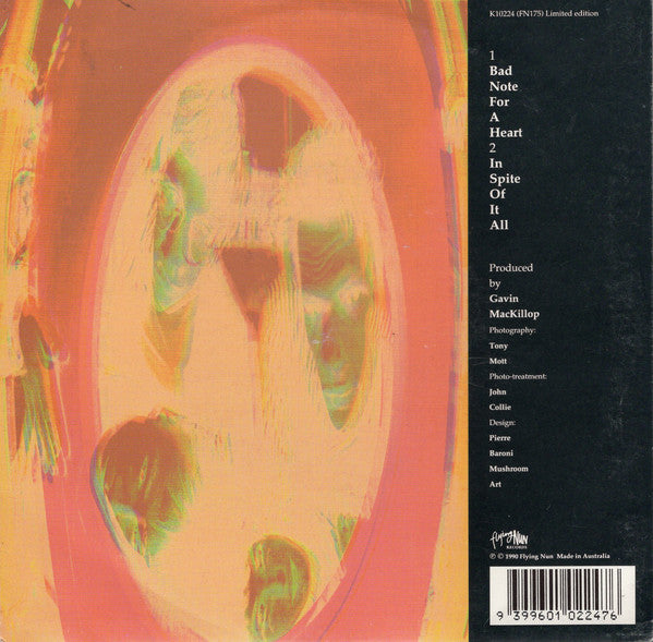FN175 Straitjacket Fits - Bad Note For A Heart ‎(1990) - Flying Nun  | Vinyl | CD