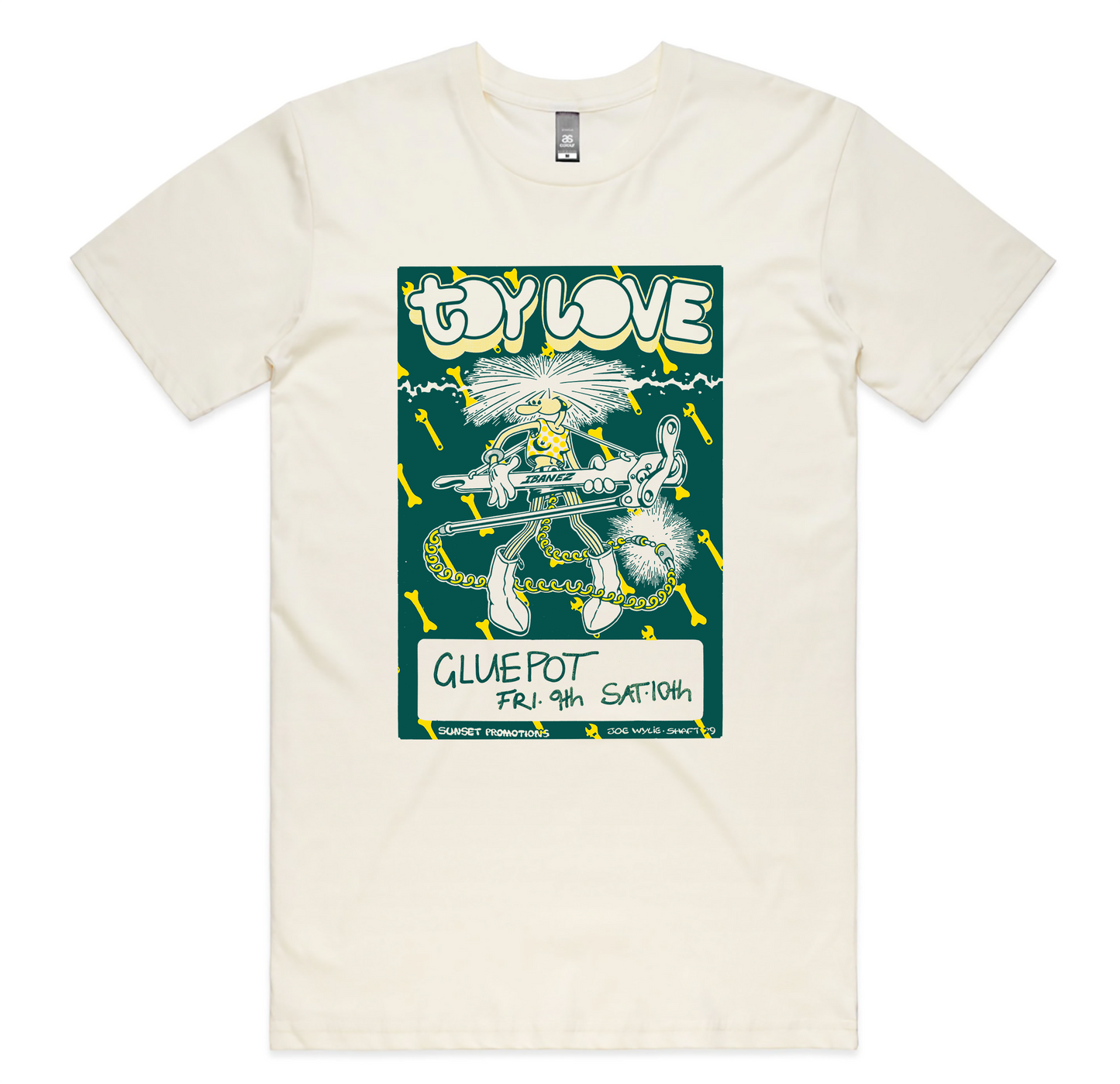 
                  
                    Toy Love Band T-Shirt by Joe Wylie I NZ Music & Band Merchandise
                  
                