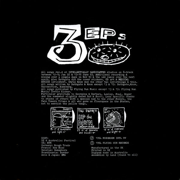 
                  
                    Tall Dwarfs - 3EPs ‎(1994) | CD
                  
                