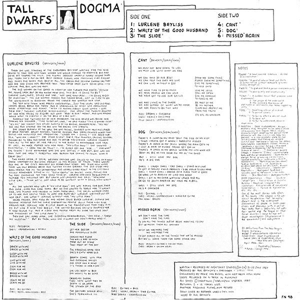 
                  
                    FN098 Tall Dwarfs - Dogma (1987)
                  
                