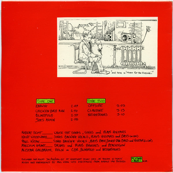 FN031 The Bats - And Here Is 'Music For The Fireside' (1985) - Flying Nun  | Vinyl | CD