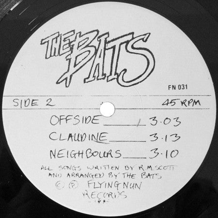 FN031 The Bats - And Here Is 'Music For The Fireside' (1985) - Flying Nun  | Vinyl | CD