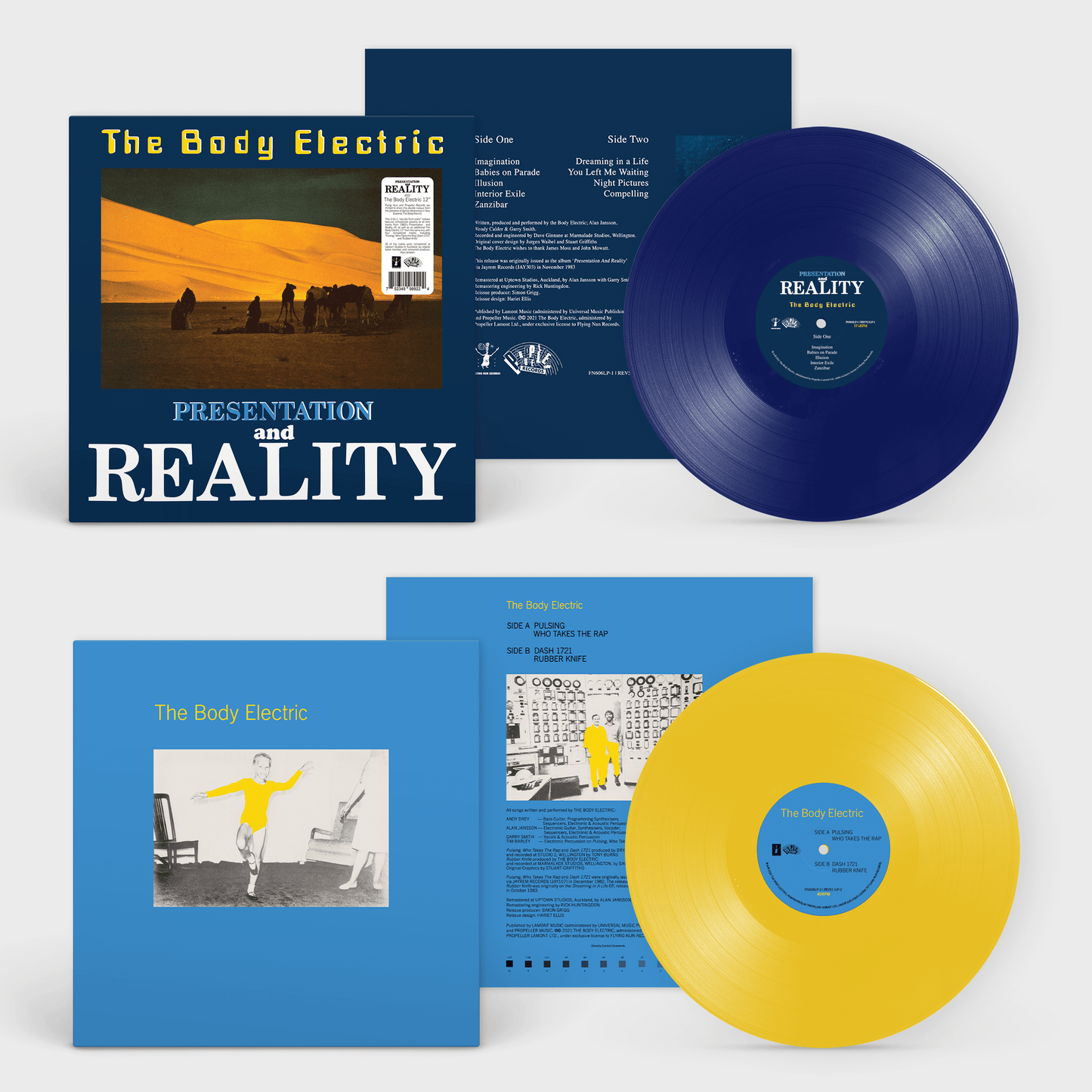 The Body Electric - Presentation and Reality + The Body Electric 12" - Flying Nun  | Vinyl | CD