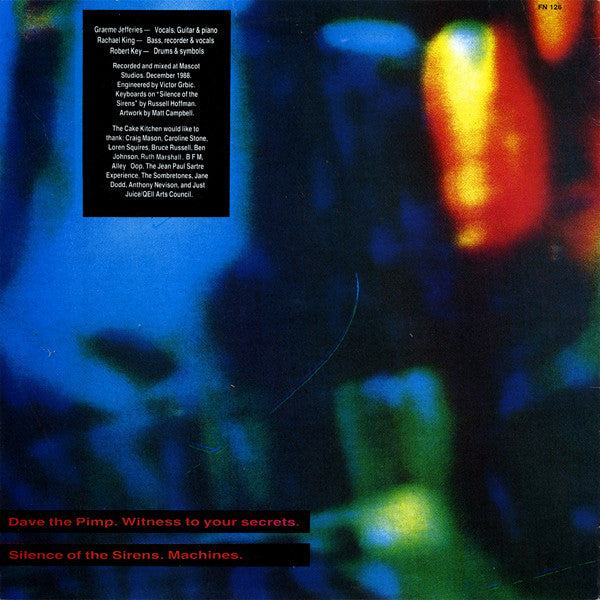FN126 The Cake Kitchen - The Cake Kitchen (1990) - Flying Nun  | Vinyl | CD