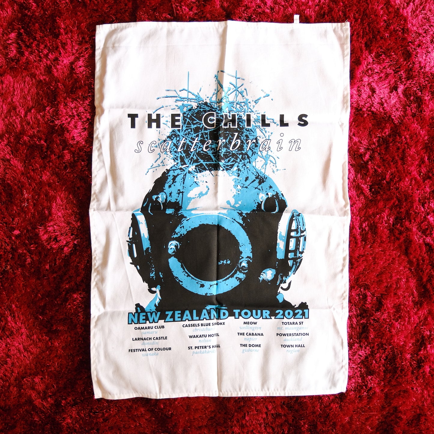 The Chills Tea Towel - Flying Nun  | Vinyl | CD