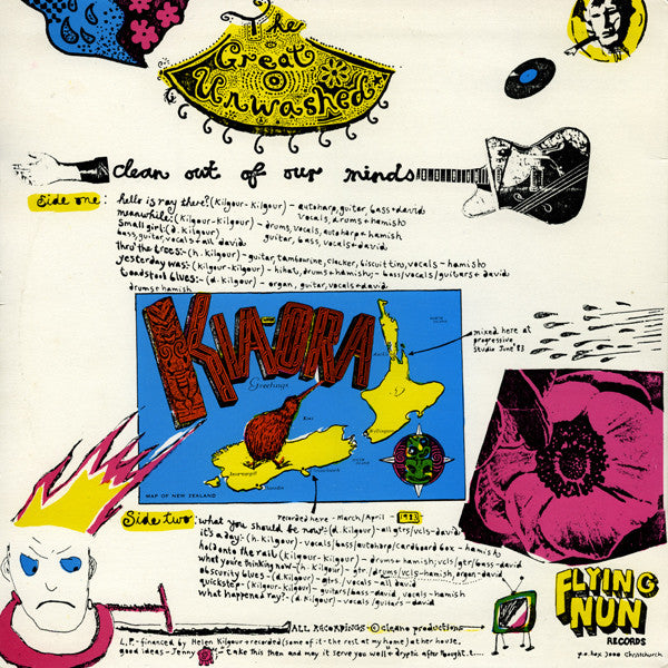 BIG 001 The Great Unwashed - Clean Out of Our Minds (1983) - Flying Nun  | Vinyl | CD