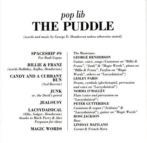 FN164 The Puddle - Into The Moon (1992) - Flying Nun  | Vinyl | CD