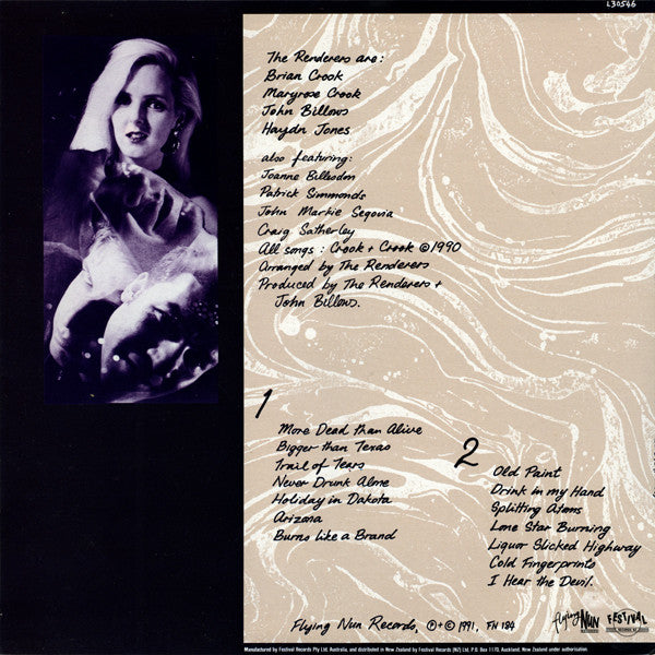 FN184 The Renderers - Trail Of Tears ‎(1991) - Flying Nun  | Vinyl | CD
